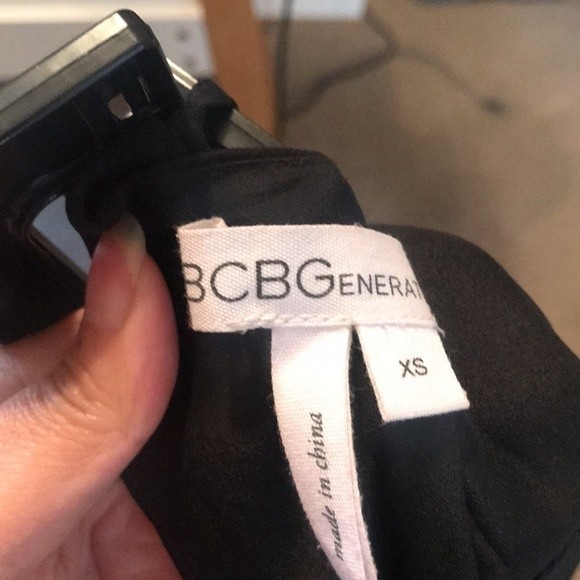 Bcbgeneration Black Strappy Chiffon Dress - Picture 7 of 7